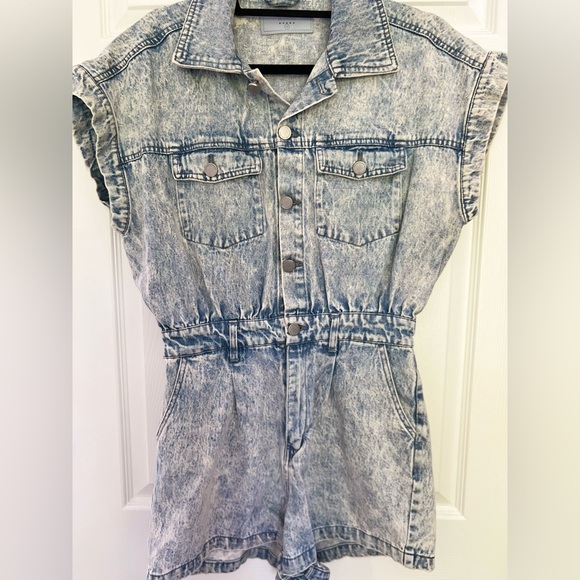 Blank NYC Denim Romper Head Backstage - Picture 4 of 14